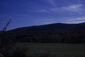 October Taconic Range Panorama #2 from Northwest Hill Road south-southeast from Mason's Farm.