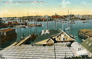 Harbor & city from east Gloucester, Mass.