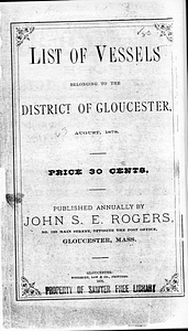List of vessels belonging to the district of Gloucester (1878)