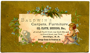 Baldwin's carpets, furniture, oil cloth, bedding, etc.,