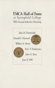 The 1989 YMCA Hall of Fame Induction Program (June 17, 1989)