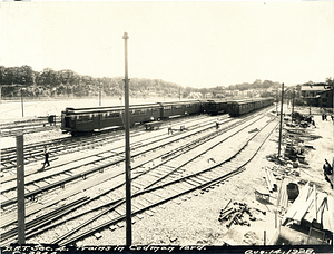 Trains in Codman Yard