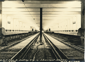 Dorchester Rapid Transit section 3. Looking north in Shawmut Station