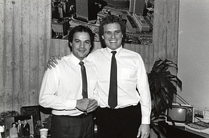 City Councilor Robert Travaglini with Joseph P. Kennedy II
