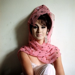 April Ashley posing for a Photo Shoot (1964)
