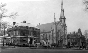 YMCA, Baptist church, Lafayette bldg., April 1930