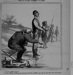 - Ça mord, quelle chance! - Je vous défends d'attraper un poisson avant moi, n'oubliez pas que je suis votre Vice-Président.