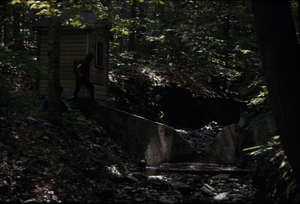 Gordon Greene '72 (on left) and Kenneth Liu '72 (on right) South Branch Birch Brook weir at low-flow.