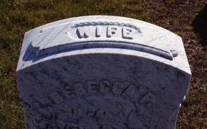 Pine Grove Cemetery (Gilmanton, N.H.) gravestone