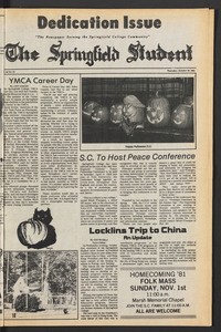 The Springfield Student (vol. 95, no. 7) Oct. 29, 1981