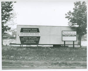 Linkletter Natatorium construction site, 1966