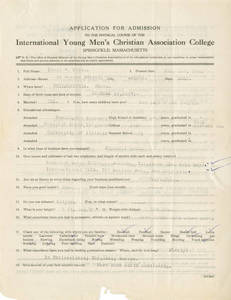 Lewis Riess Application (July 1, 1925)