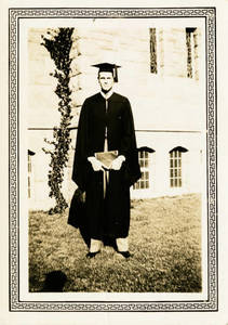 Leon M. Smith at graduation (1935)