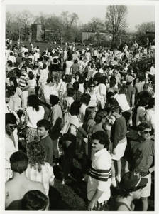 Students on Blake Field during Sti-Yu-Ka (1987)