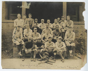 SC 1920-1921 varsity baseball team portrait