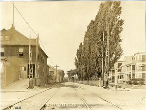 Northerly view from Centre Street