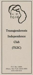 Transgenderests Independence Club (TGIC) Brochure