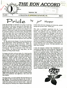 The EON Accord Vol. 1, Issue 5 (September, 1992)