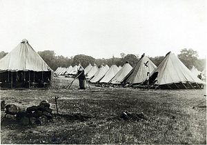 Co. 1, Camp at Lynnfield, 1917