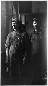 Two male textile workers. [02]
