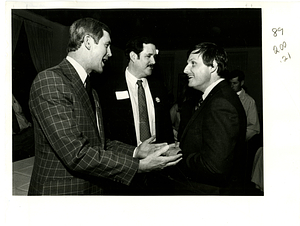 Chet Atkins speaking with Brendan Sousa and Jim Wolfgang