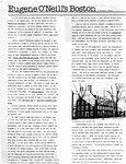 Eugene O'Neill International Conference 1984: "Eugene O'Neill's Boston" self-guided walking tour by Marshall Brooks,