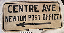 Newton Post Office Sign