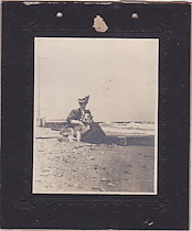 Alice Brackett and dog