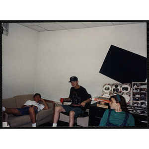 Two teenage boys attend an End of Year Party