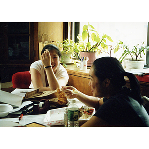 Workers at Chinese Progressive Association office