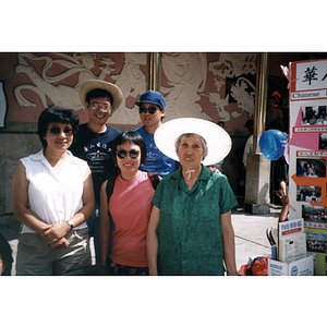 Association members during an unnamed outdoor event