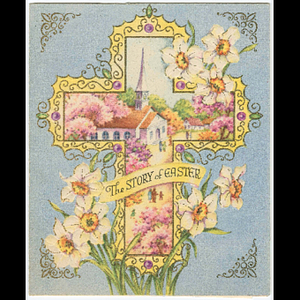 Easter card and note