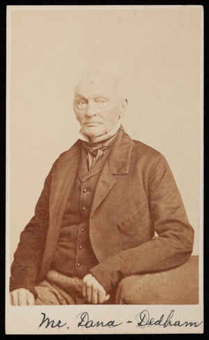 Studio portrait of Lemuel Dana, Boston, Mass., undated