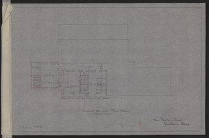 Revised Second Floor Plan, Mr. Talbot C. Chase, Brookline, Mass., Sept. 3, 1929