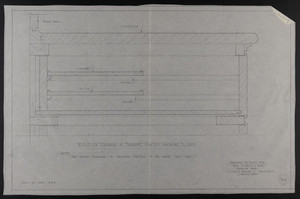 F.S.D. of Drawer in Serving Pantry Showing Slides, Drawings of House for Mrs. Talbot C. Chase, Brookline, Mass., April 25, 1930