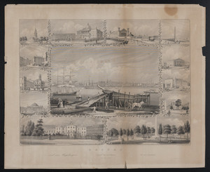 Boston and its environs = und seine Umbegungen = et ses environs, Fr. Goth, 1850-1859