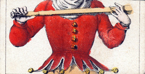 Mix and match game cards: torso of a jester