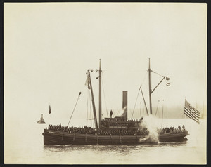 W.E. Chapman, with naval reserve on deck