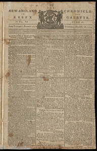 The New-England Chronicle: or, the Essex Gazette, 28 December 1775