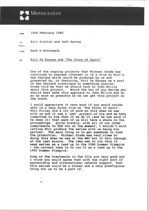 Memorandum from Mark H. McCormack to Bill Sinrich