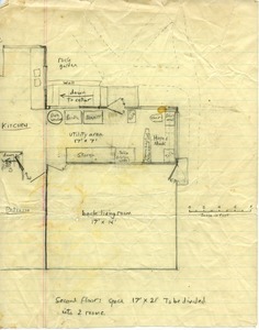 Floor plan of a house, Arden (Del.)