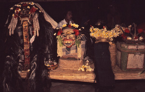 Flowered masks, Bali