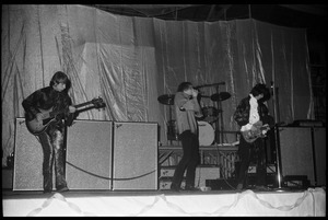 The Yardbirds in concert, side view, Curry Hicks Cage, UMass Amherst