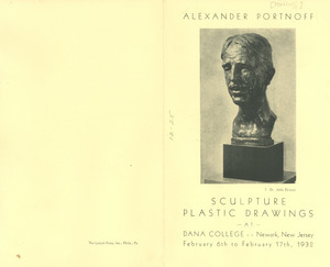 Alexander Portnoff Sculpture/Plastic Drawings Brochure