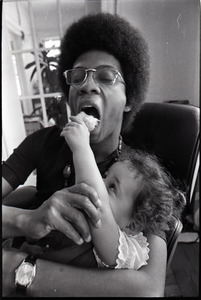 Herbie Hancock being fed by daughter Jessica