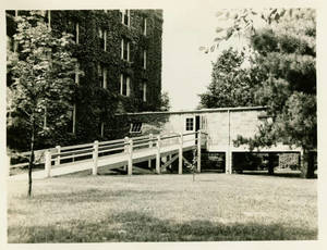 Ramp leading to Enclosed Walkway (c. 1946)