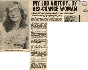 My Job Victory, by Sex-Change Woman
