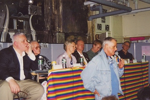 A Photograph of Stormé DeLarverie Participating in a Stonewall Panel