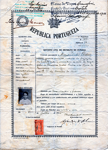 Maria Pereira Passport