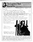 The Eugene O'Neill Newsletter vol. 11, nos. 2, 1987